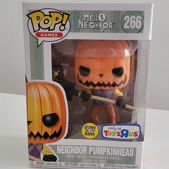 Funko Pop Games Hello Neighbor #557 Neighbor Pumpkinhead - Picture 1 of 4